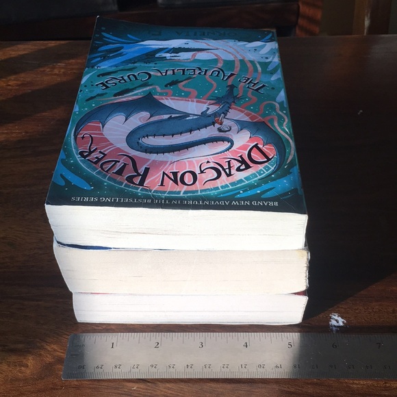 Cornelia Funke Paperback Books Dragon Rider (set of 3) Griffin Feather Aurelia - Picture 6 of 12